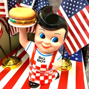 Big Boy Big Boy coin Bank savings box handle burger american miscellaneous goods Ame Cara start chu- sofvi figure interior small articles 