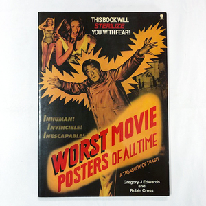  out of print rare book@!Z class America movie poster compilation / Worst Movie Posters of All Time / 1984