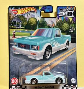 Hot Wheels ホットウィール ブールバード '91 GMC サイクロン　ムーンアイズ　ホットロッド　ミニトラ　ローライダー　キャルルック