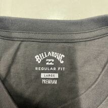 BILLABONG ビラボン Tシャツ メンズ Lサイズ グレー プリント 未使用 半袖 レギュラーフィット_画像4