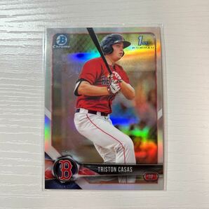 2018 Bowman Draft Chrome Triston Casas refractorカードの画像1