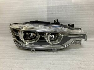 B9118 美品 BMW 3シリーズ F30 F31 後期 右ヘッドライト LED 012.102-54 7419632-04