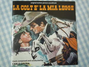 【CD】CARLO SAVINA / LA COLT E' LA MIA LEGGE　カルロ・サヴィーナ　地獄のガンマン　マカロニウエスタン　オリジナル・サウンドトラック