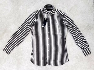 【SALE】LARDINI ドレスシャツ ボルドーストライプ 38 ￥31,900 IMCIRO IMC1244