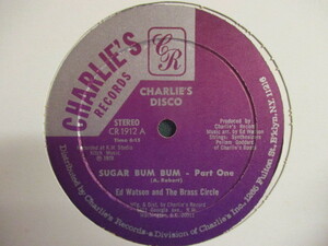 ★ Ed Watson And The Brass Circle ： Sugar Bum Bum 12'' ☆ (( Calypso Disco / Soca / 落札5点で送料当方負担