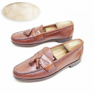 USA производства 28cm соответствует Allen Edmonds Maxfielda Len Ed monz Max поле кисточка Loafer кожа обувь Loafer Brown 8846