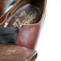 英国製　12表記　30cm相当　Barker バーカー　スリッポン　ローファー　革靴　レザーシューズ　ブラウン　イングランド製　高級靴/U8942_画像10