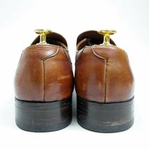 英国製　12表記　30cm相当　Barker バーカー　スリッポン　ローファー　革靴　レザーシューズ　ブラウン　イングランド製　高級靴/U8942_画像6