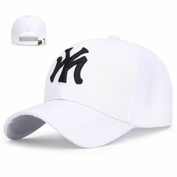 レア物新品 NYロゴ ブラックキャップ 帽子LA ベースボール ストリート 野球帽 男女兼用 ユニセックス キャップ帽子 ワーク