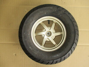 PIRELLI SL26 130/90-10 DIO ZX AF35 リアホイールセット(中古) ピレリ 検) モトラ ズーマー ビーウィズ ｂｗｓ ミニバイク 