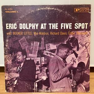 【LP】エリック・ドルフィー/ ERIC DOLPHY/ アト・ザ・ファイブ・スポットVOL.1 / AT THE FIVE SPOT VOL.1 / US盤/ NEW JAZZ 8260 DG無 RVG