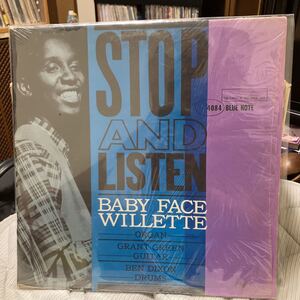 【LP】ベイビー・フェイス・ウィレット / BABY FACE WILLETTE / ストップ・アンド・リッスン / STOP AND LISTEN/ US盤 / BLP4084 RVG MONO