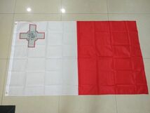 マルタ共和国 大型フラッグ 国旗 旗 150x90cm 4号サイズ_画像1