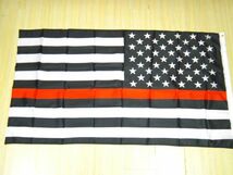 アメリカ国旗 レッドライン USA 大型フラッグ 4号 150cmX90 DM便発送_画像7