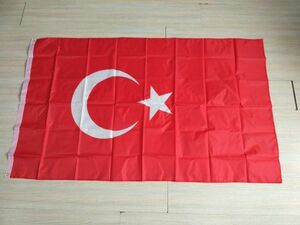 トルコ国旗 大型フラッグ 140X90cm 4号サイズ