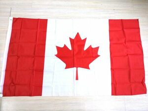 カナダ国旗 大型フラッグ 150X90cm 4号サイズ DM便発送