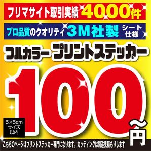 オリジナルステッカー　制作　最安値　カッティングステッカー