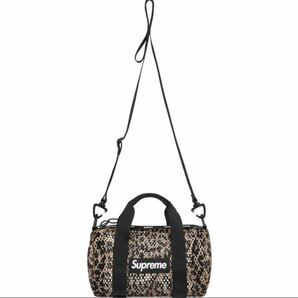23ss Supreme Mesh Mini Duffle Bag Leopard シュプリーム メッシュ ミニ ダッフル バッグ レオパード ショルダーバックの画像1