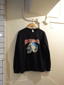 チャレンジャー　CHALLENGER スカル　スウェット　ZOMBIE SKULL C/N SWEAT 　ゾンビスカル