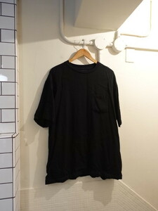 MINEDENIM (マインデニム) ポケット　Ｔシャツ　カットソー　サイズ3　2202-4001-99-032 黒