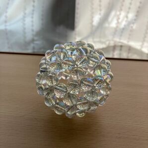 神聖幾何学 フラーレン レインボーオーラ水晶10ミリ玉
