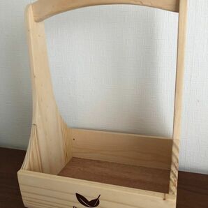 【最終価格】持ち手付き木箱収納ボックス木製