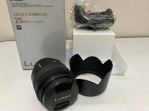 パナソニック LUMIX ルミックス デジタル一眼レフカメラ用 交換レンズ SUMMILUX 25mm F1.4 ASPH おまけのフィルター付き　