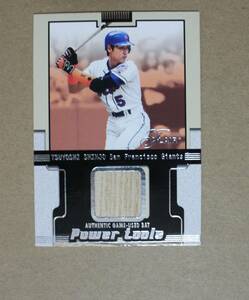 北海道日本ハムファイターズ 新庄剛志監督 現役時代 MLB メッツ在籍時 FLEER製 2002 GAME-USED(試合実使用) バットカード　