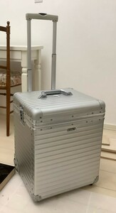 【美品】Vintage RIMOWA TOPAS リモワ トパーズ IBMコラボトロリ DJボックス レコードボックス ヴィンテージ【974】