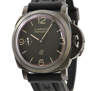 【3年保証】 パネライ ルミノール マリーナ1950 3デイズ チタニオ DLC PAM00617 R番 黒DLC加工チタニウム 限定 自動巻き メンズ 腕時計
