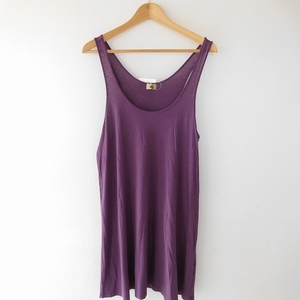 #sncmefusenso Uni ko. manner tunic 38 purple tank top no sleeve lady's [829090]