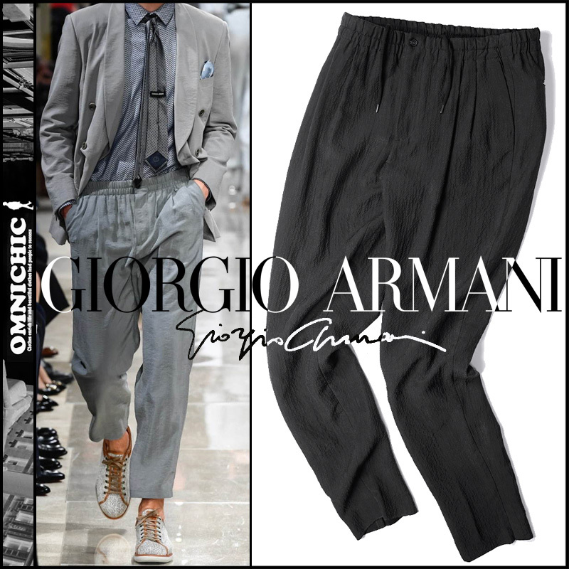 清潔感抜群 日本製/新品【GIORGIO ARMANI】贅沢の極/最高級ジャパン