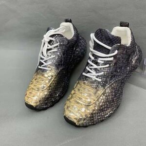  python . leather peeling made size selection possible leather sneakers men's sneakers thickness bottom sport shoes walking shoes high King shoes 