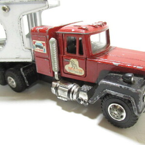 [au2 NN4760] 80s YONEZWA DIAPET ダイヤペット 1/50 AUTO TRANSPORTER MACK TRUCK ヨネザワ 米澤玩具 昭和 レトロ ミニカーの画像2