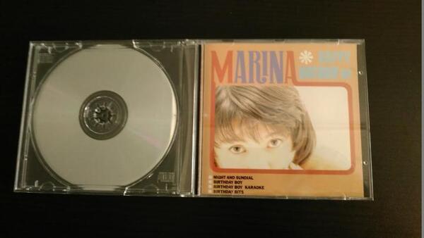 中古品です。ＣＤ、MARINA、渡辺満里奈（HAPPY Birthday ep）です、状態はケースにイタミがあります。