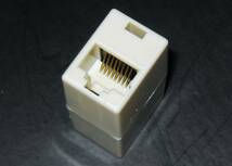 (送料120円～) ジャンク 5個セット RJ45 LAN カプラ 延長 アダプター コネクタ― ＃3657_画像6