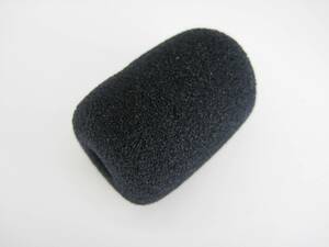 ( postage 120 jpy ~) Mike cover headset windshield sponge foam 34x22. inside diameter 7.#3422 stock 3
