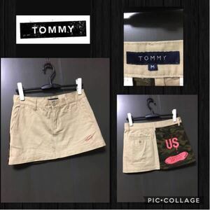 *TOMMY Tommy TOMMY HILFIGER мини-юбка шт. форма тугой камуфляж pop женский M. цена \8800+ налог сравнительно красивый 