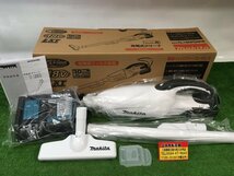 【未使用品】makita(マキタ) 18v充電式クリーナ 白(3.0Ahバッテリーx1/充電器) CL180FDRFW / ITS1PRMHRF0E_画像1