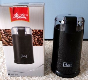 Melitta(melita) electric coffee mill coffee grinder new goods ECG62-1B black unused goods 