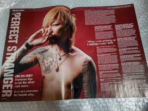 KERRANG! DIR EN GREY 掲載 海外 雑誌 ケラング 2008年/検 sukekiyo 京 薫 Tシャツ MADARANINGEN DIRT GUNS N'ROSES ガンズアンドローゼズ