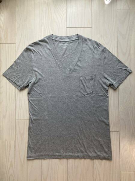 ◆UNITED ARROWS VネックTシャツ M グレー ユナイテッドアローズ