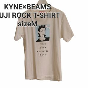 FUJI ROCK FESTIVAL x BEAMS x KYNE 2017 限定T sizeM ホワイト