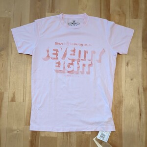 ディーゼル　DIESEL　Tシャツ　ピンク　メンズ　Sサイズ　未使用　タグ付き　春物
