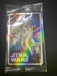 STAR WARS スターウォーズ カードウエハース NO.30 バンダイ メタルプラカード