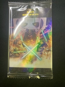 STAR WARS スターウォーズ カードウエハース NO.37 エピソードⅢ バンダイ メタルプラカード