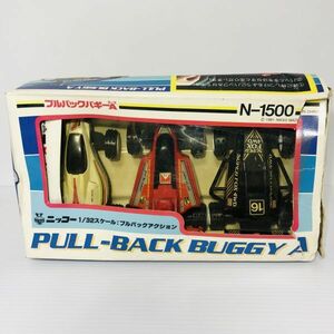 D【希少】ニッコー ブルバックバギーA 1/32スケール ブルバックアクション N-15000 昭和レトロ 当時物 オフロード ミニカー モデルカー