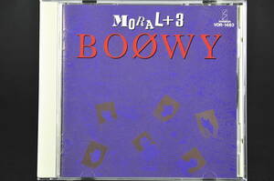 旧規格盤☆ BOOWY MORAL +3 / ボウイ モラル■全16曲収録 CD アルバム ボーイ,暴威,氷室狂介,布袋寅泰,松井恒松,高橋まこと VDR-1483 美盤