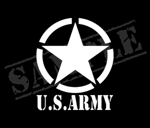 ◆◇U.S.ARMY ステンシル ステッカー②　10cm×8cm 米軍 ミリタリー◇◆
