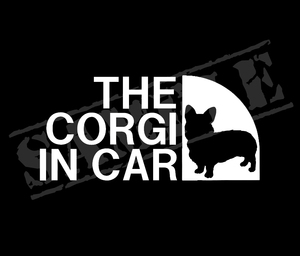 **THE Corgi IN CARparoti sticker 8cm×17cm(...)**